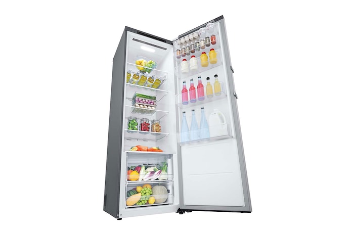 LG Frigorífico 1 puerta Door cooling, Total No Frost, Clasificación E, 413L, Inox antihuellas, GLT51PZGSZ