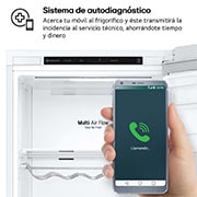 LG Nevera 1 Puerta DoorCooling + Clasificación E, 386L  - Blanco, GLT51SWGSZ