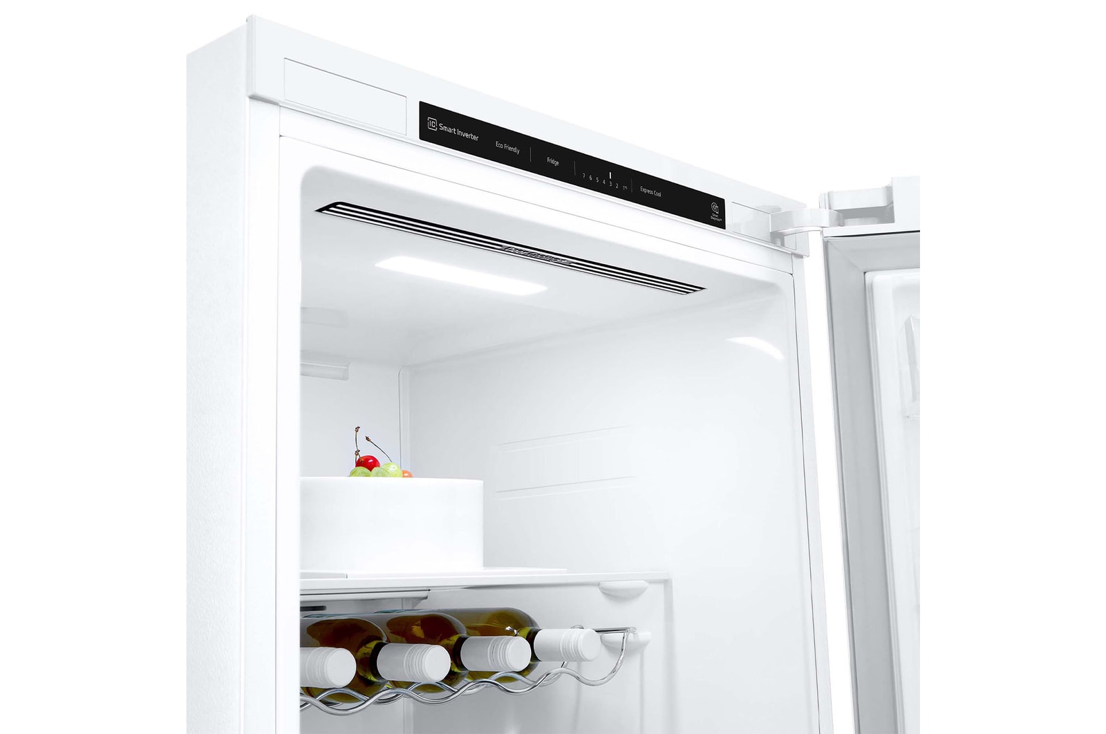 LG Nevera 1 Puerta DoorCooling + Clasificación E, 386L  - Blanco, GLT51SWGSZ