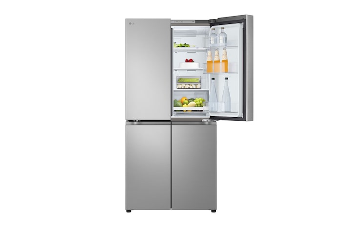 LG Frigorífico American Combi Ancho 83cm, Clasificación E, 530 L, Inox antihuellas, GMB860PYDE
