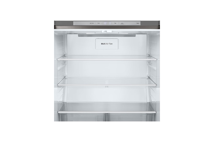 LG Frigorífico American Combi Ancho 83cm, Clasificación E, 530 L, Inox antihuellas, GMB860PYDE