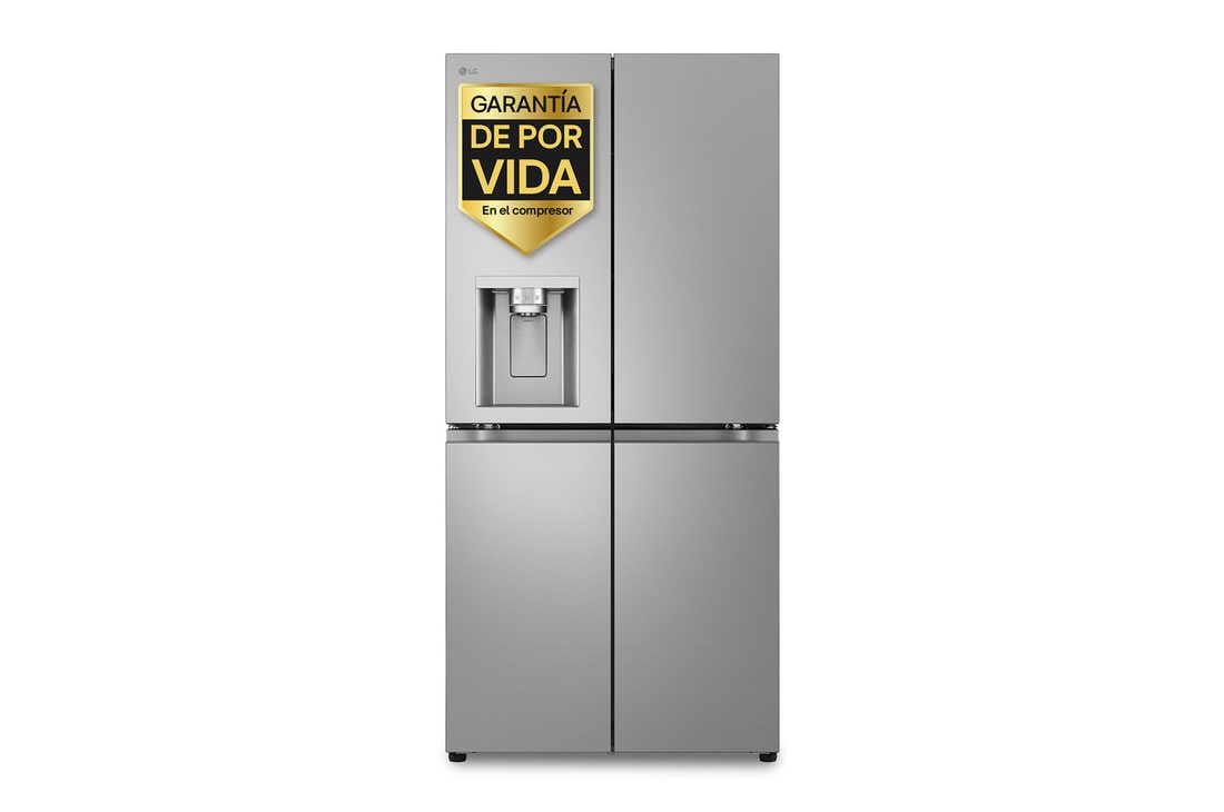 LG Frigorífico American Combi Ancho 83cm, Clasificación E, 508 L, Inox antihuellas, GML860PYFE