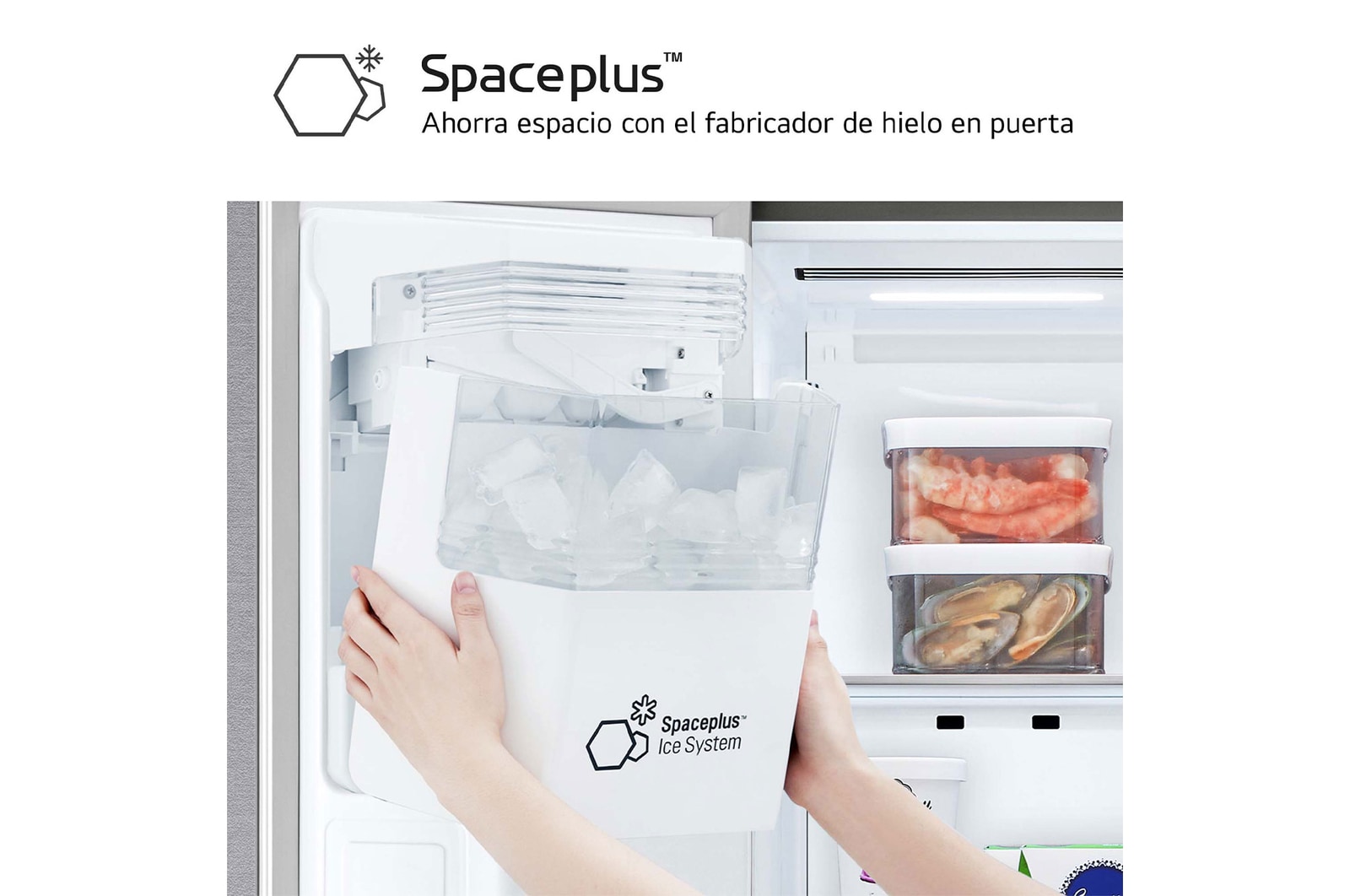 LG Outlet Frigorífico Side By side Serie 800, Sin toma de agua Inox antihuellas. C, 628 L, GSLE81PYBC.OUTLET