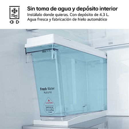 LG Outlet Frigorífico Side By side Serie 900, Sin toma de agua Acero texturizado antihuellas. C, 628 L, GSLE91MBAC.OUTLET
