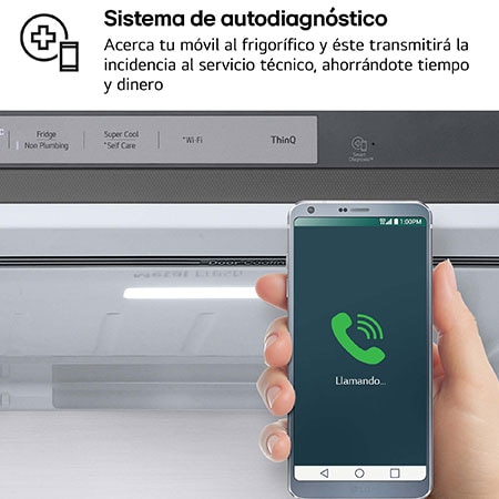 LG Outlet Frigorífico Side By side Serie 900, Sin toma de agua Acero texturizado antihuellas. C, 628 L, GSLE91MBAC.OUTLET