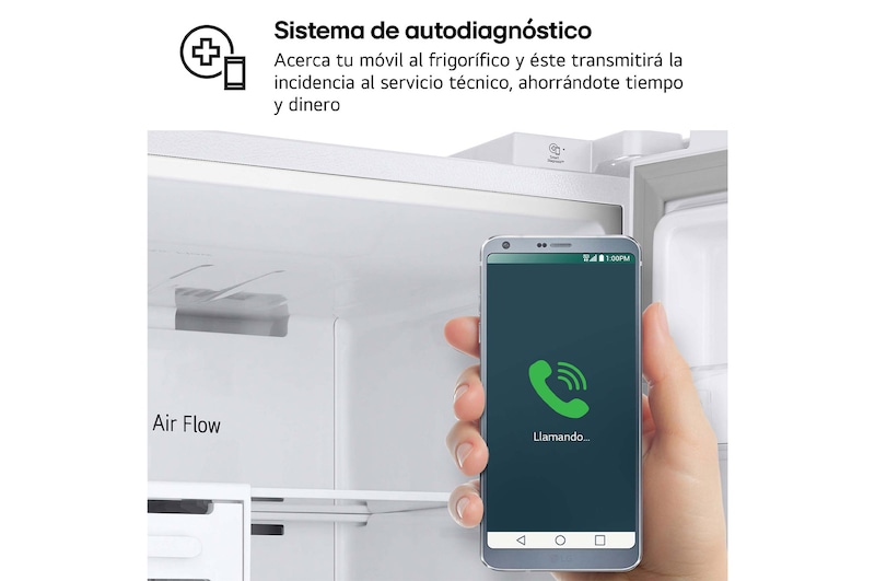 LG  Frigorifico de 2 Puertas, 287L, 1,68 m, Total No Frost - Blanco, GTBV20SWGKD