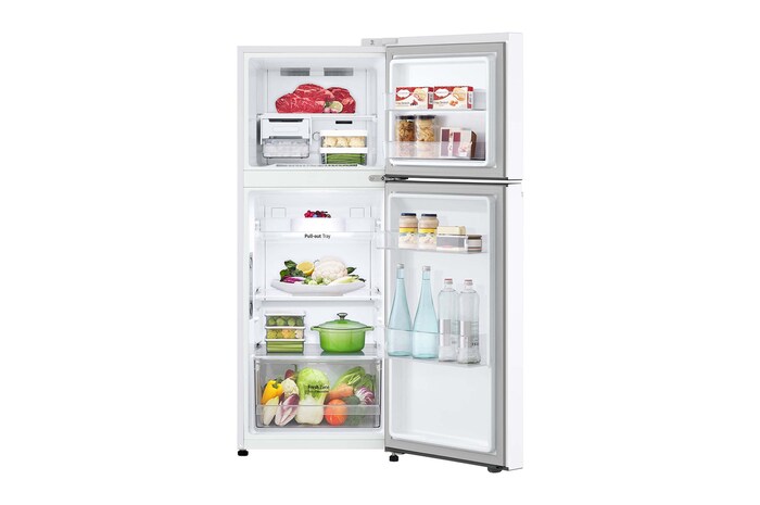 LG Frigorífico Dos Puertas 1,45m, Clasificación E, Total No Frost, Door Cooling - Blanco, GTBV22SWGKD