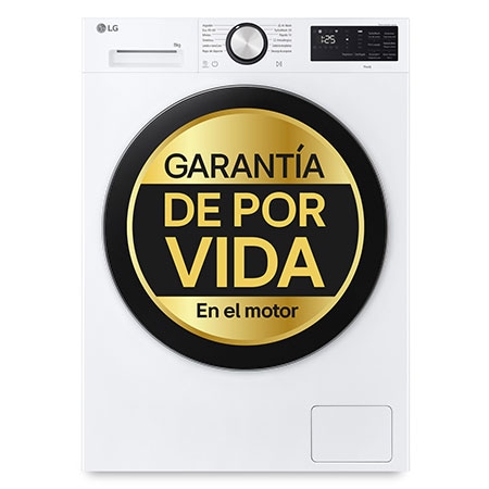 Outlet Lavadora Inteligente | LG AI Direct Drive, TurboWash 360º, 8kg, 1200rpm, Serie 500 Fondo reducido, Un 30% más eficiente que A, Blanca - F2X50S8TLC.OUTLET