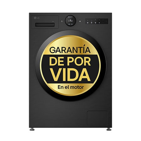 LG – Lavadora LG, Inteligente, AI Direct Drive, TurboWash 360º, 9kg / 1.400rpm, Serie 700 – F4X7009TBB.
