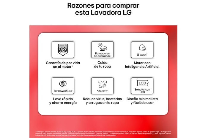 LG Outlet Lavadora Inteligente | LG F4X7009TBB, AI Direct Drive, TurboWash 360º, Selector LCD, 9kg, 1400rpm, Serie 700, Un 40% más eficiente que A, Negro mate, F4X7009TBB.OUTLET