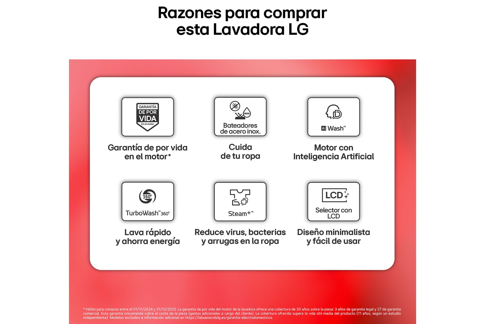LG Outlet Lavadora Inteligente | LG F4X7009TBB, AI Direct Drive, TurboWash 360º, Selector LCD, 9kg, 1400rpm, Serie 700, Un 40% más eficiente que A, Negro mate, F4X7009TBB.OUTLET