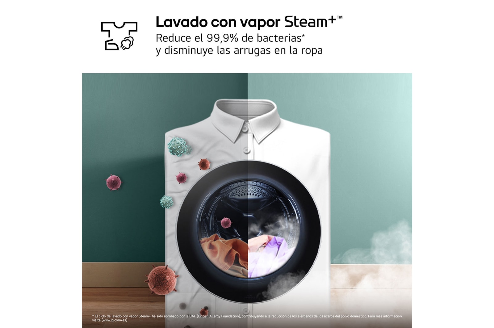 LG Lavadora Inteligente | LG F4X7013TWS, AI Direct Drive, TurboWash 360º, 13kg, 1400rpm, Serie 700, Un 40% más eficiente que A, Blanca, F4X7013TWS