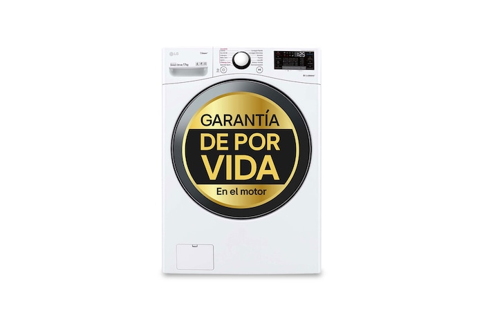 LG Lavadora LG F1P1CY2W, 17 kg, E, Blanco Marfil, 1100rpm, Serie XXL, F1P1CY2W