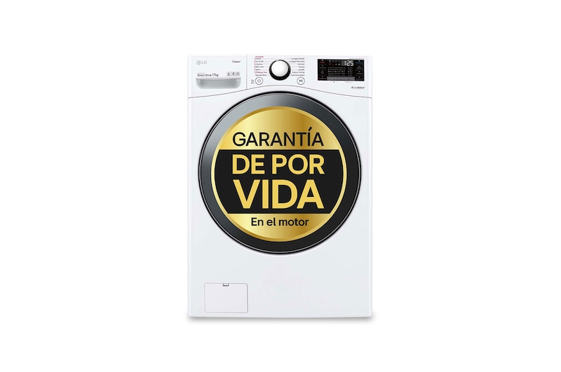 LG Lavadora LG F1P1CY2W, 17 kg, E, Blanco Marfil, 1100rpm, Serie  XXL, F1P1CY2W