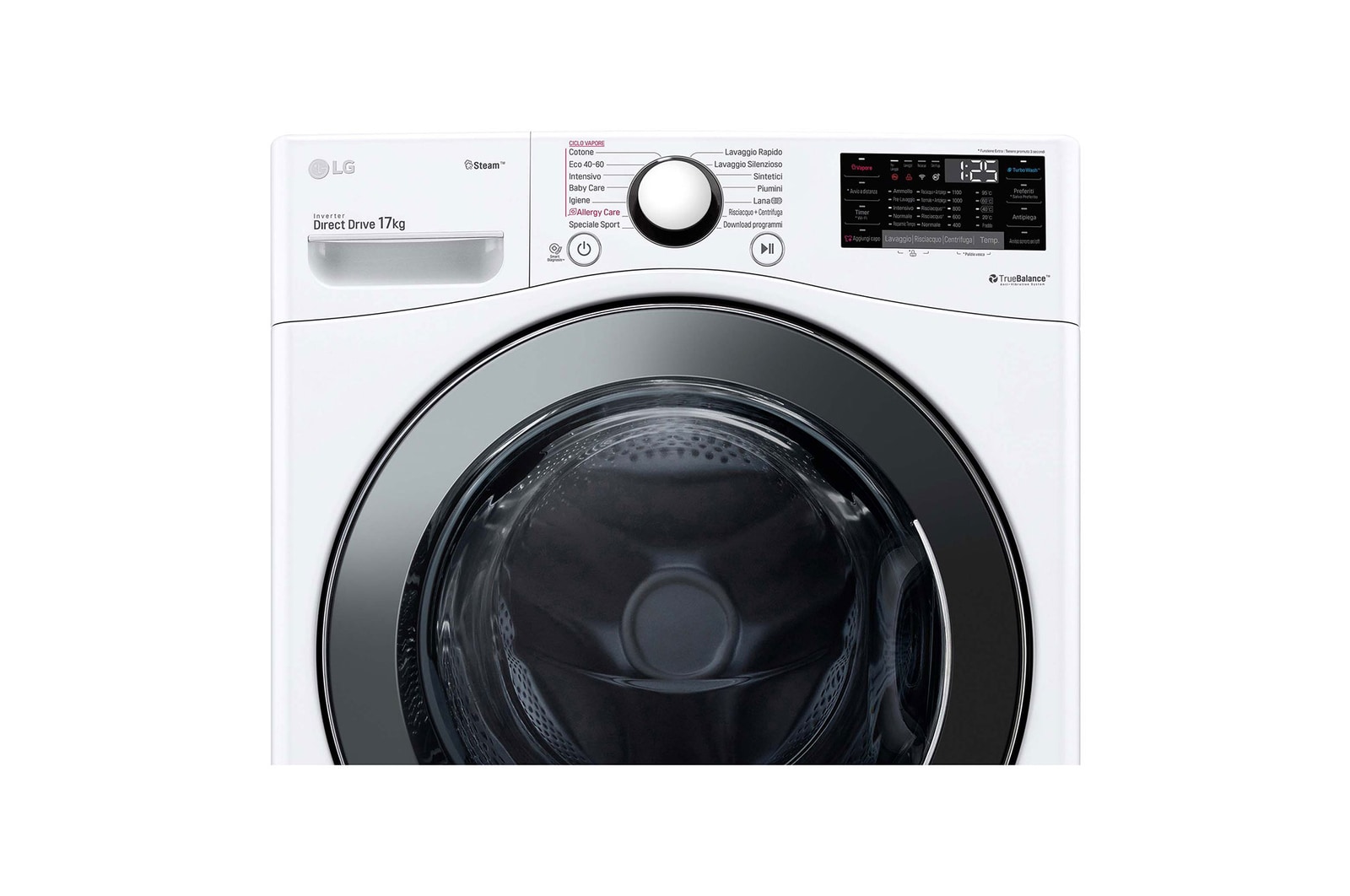 LG Lavadora LG F1P1CY2W, 17 kg, E, Blanco, 1100rpm, Serie  XXL, F1P1CY2W