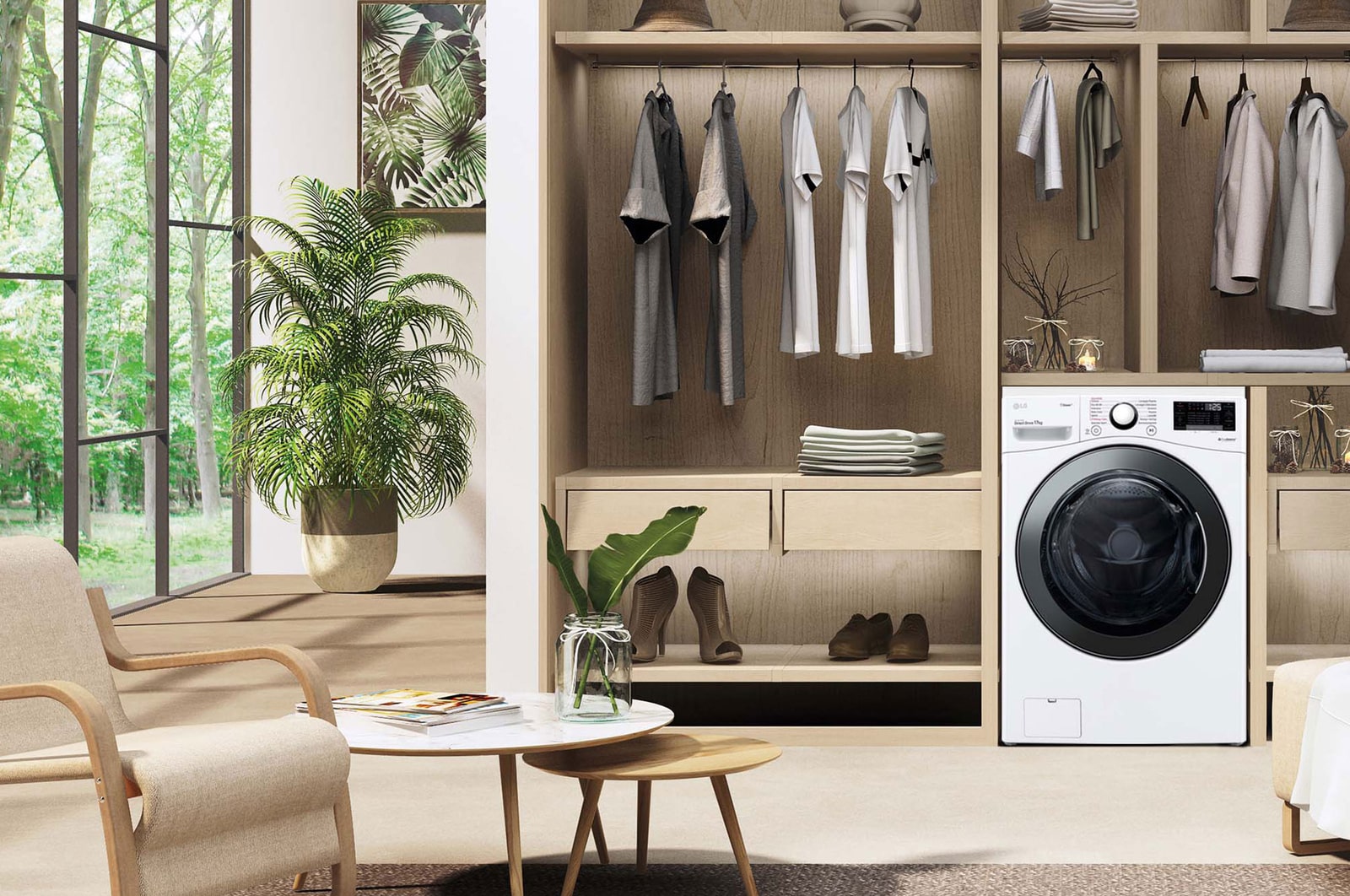 LG Outlet Lavadora LG F1P1CY2W, 17 kg, E, Blanco, 1100rpm, Serie XXL, F1P1CY2W.OUTLET