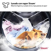 LG Lavadora inteligente AI Direct Drive,  Vapor,  11kg ,  1400rpm Un 10% más eficiente que A, Serie 500, F4WR5011A6F