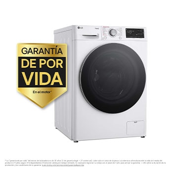 LG Outlet Lavadora inteligente AI Direct Drive. Vapor, Autodosificación, 9kg , 1400rpm Un 10% más eficiente que A, Serie 550, F4WR5509A1W.OUTLET