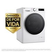 LG Lavadora inteligente AI Direct Drive. TurboWash 360º, Vapor,  10kg ,  1400rpm Un 10% más eficiente que A, Serie 600 , F4WR6010A0W