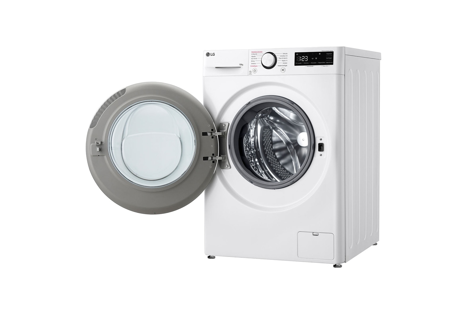 LG Outlet Lavadora inteligente AI Direct Drive. TurboWash 360º, Vapor, 10kg , 1400rpm Un 10% más eficiente que A, Serie 600, F4WR6010A0W.OUTLET