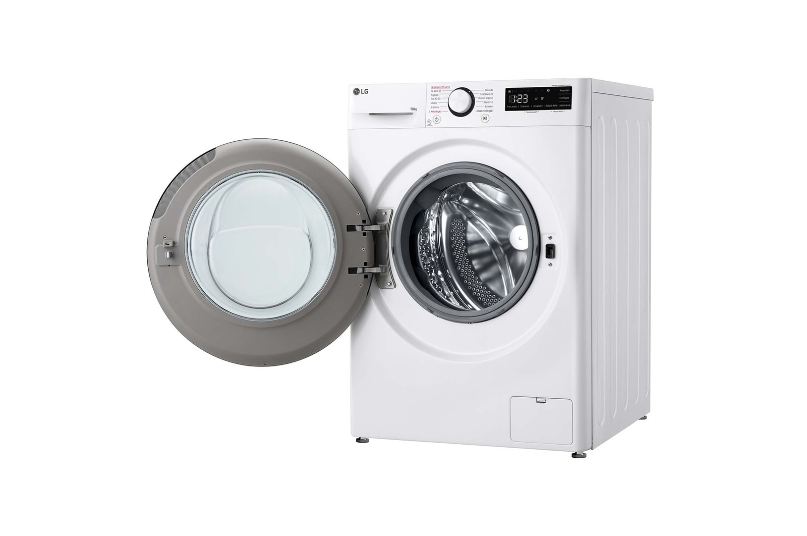 LG Outlet Lavadora inteligente AI Direct Drive. TurboWash 360º, Vapor, 10kg , 1400rpm Un 10% más eficiente que A, Serie 600, F4WR6010A1W.OUTLET