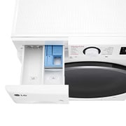 LG Outlet Lavadora inteligente AI Direct Drive. TurboWash 360º, Vapor, 10kg , 1400rpm Un 10% más eficiente que A, Serie 600, F4WR6010A1W.OUTLET