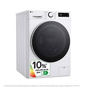 LG Lavadora inteligente AI Direct Drive. TurboWash 360º, Vapor,  11kg ,  1400rpm Un 10% más eficiente que A, Serie 600 , F4WR6011A0W
