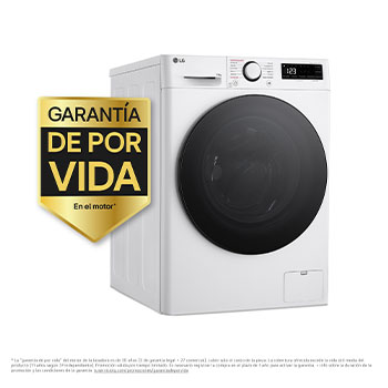 LG Lavadora inteligente AI Direct Drive. TurboWash 360º, Vapor, 13kg , 1400rpm Un 10% más eficiente que A, Serie 600, F4WR6013AGW