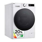 LG Lavadora inteligente AI Direct Drive. TurboWash 360º, Vapor, 13kg , 1400rpm Un 10% más eficiente que A, Serie 600, F4WR6013AGW