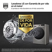 LG Lavadora inteligente AI Direct Drive. TurboWash 360º, Vapor+, 9kg , 1400rpm Un 10% más eficiente que A, Serie 700, F4WR7009AGS.OBSEXC