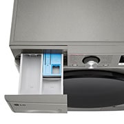 LG Lavadora inteligente AI Direct Drive. TurboWash 360º, Vapor+, 9kg , 1400rpm Un 10% más eficiente que A, Serie 700, F4WR7009AGS.OBSEXC