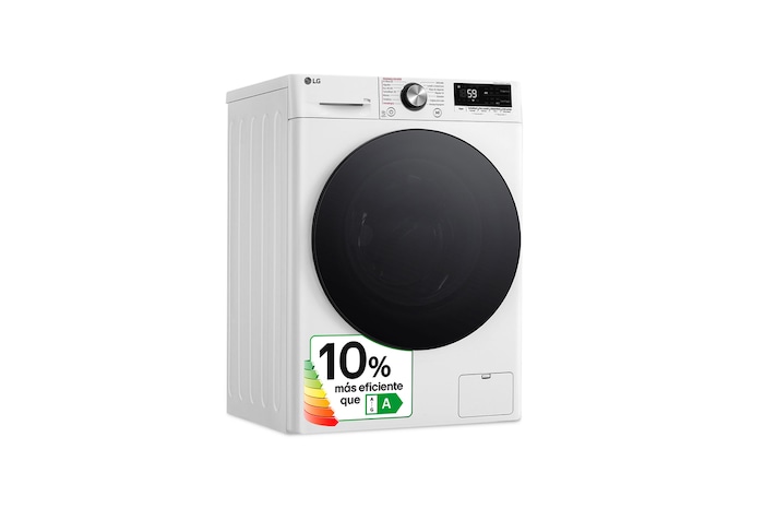 LG Outlet Lavadora inteligente AI Direct Drive. TurboWash 360º, Vapor+, 11kg , 1400rpm Un 10% más eficiente que A, Serie 700, F4WR7011AGW.OUTLET