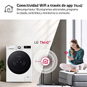 LG Outlet Lavadora inteligente AI Direct Drive. TurboWash 360º, Vapor+, 11kg , 1400rpm Un 10% más eficiente que A, Serie 700, F4WR7011AGW.OUTLET