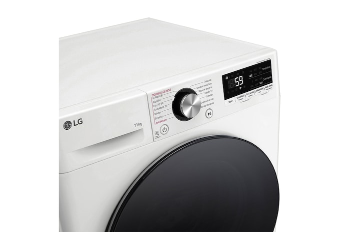 LG Outlet Lavadora inteligente AI Direct Drive. TurboWash 360º, Vapor+, 11kg , 1400rpm Un 10% más eficiente que A, Serie 700, F4WR7011AGW.OUTLET
