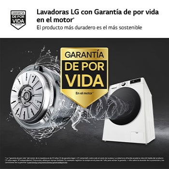 LG Outlet Lavadora inteligente AI Direct Drive. TurboWash 360º, Vapor+, 13kg , 1400rpm.Un 20% más eficiente que A, Serie 700, F4WR7013AGW.OUTLET