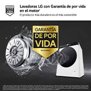 LG Lavadora 9kg   1400rpm , Un 10% más eficiente que A, TurboWash 360º- Dosificador automático detergente, F4WR7509AGH