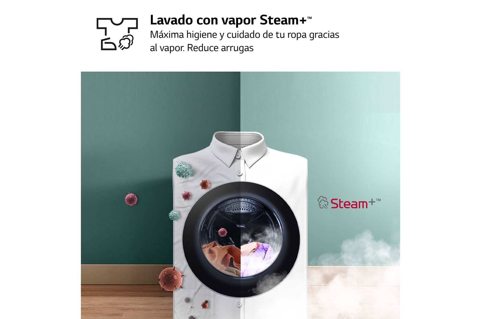 LG Lavadora 9kg   1400rpm , Un 10% más eficiente que A, TurboWash 360º- Dosificador automático detergente, F4WR7509AGH