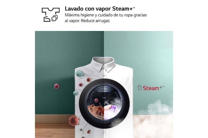 LG Lavadora 11kg ,  1400rpm  Un 10% más eficiente que A, TurboWash 360º-  Dosificador automático detergente, F4WR7511AGH