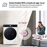 LG Outlet Lavadora 11kg , 1400rpm Un 10% más eficiente que A, TurboWash 360º- Dosificador automático detergente, F4WR7511AGH.OUTLET