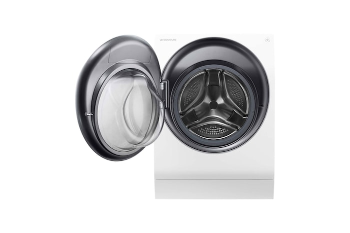 LG Lavasecadora LG SIGNATURE  con bomba de calor, Clase A lavado/A secado, 12kg lavado/7kg secado, 1.600 rpm, Blanca, LSWD100E