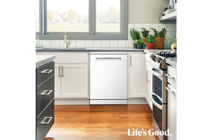 LG Lavavajillas LG QuadWashTM, Blanco , D, DF142FW