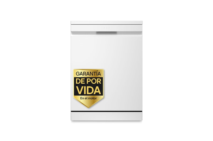 Vista frontal de la puerta abierta con plato