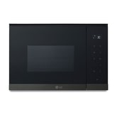 Microondas con Grill | LG MG7Z2593B, 900W, integración total, 25 L, negro+acero negro