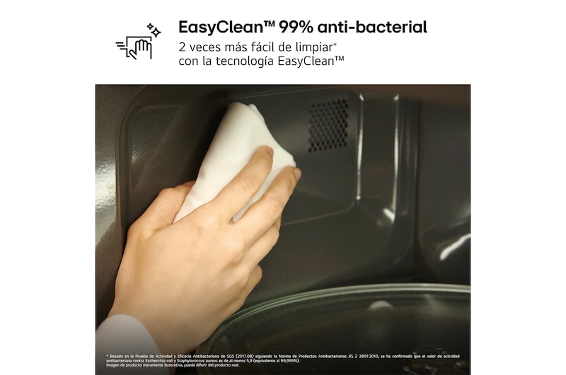 EasyClean™ 99% anti-bacterial