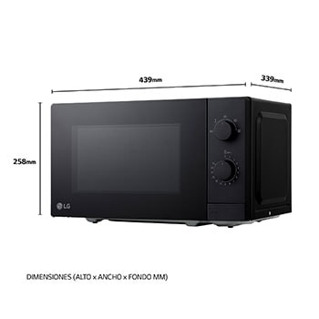 side view oven with dimension