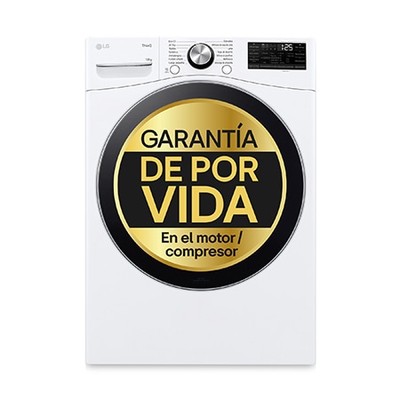 Outlet Secadora con Inteligencia Artificial 18kg, eficiencia D, con Bomba de calor Dual Inverter, Direct Drive, Blanca, Serie XXL - RH18U8AVCW.OUTLET