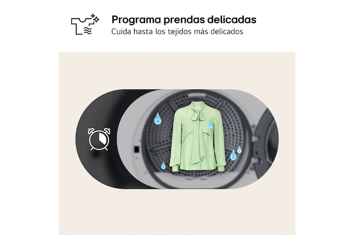 Secadora 8kg, D, con Bomba de calor, Blanca, Serie 100