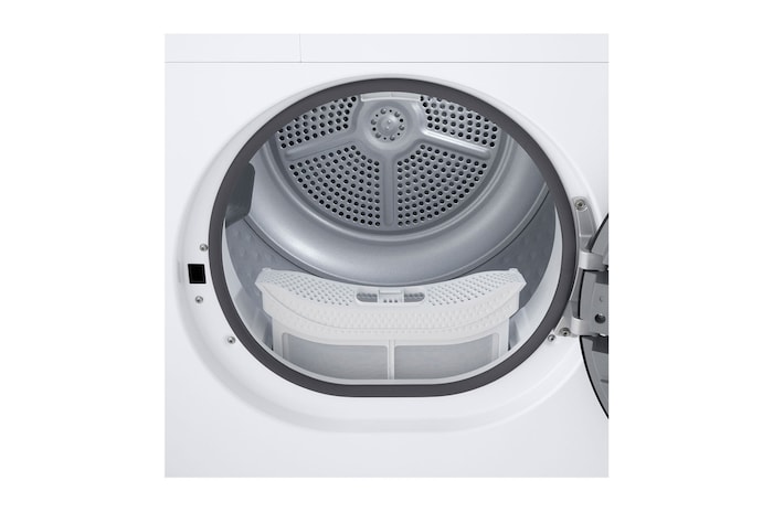 Secadora 8kg, D, con Bomba de calor, Blanca, Serie 100