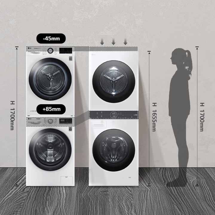 Muestra diferencia de alturas