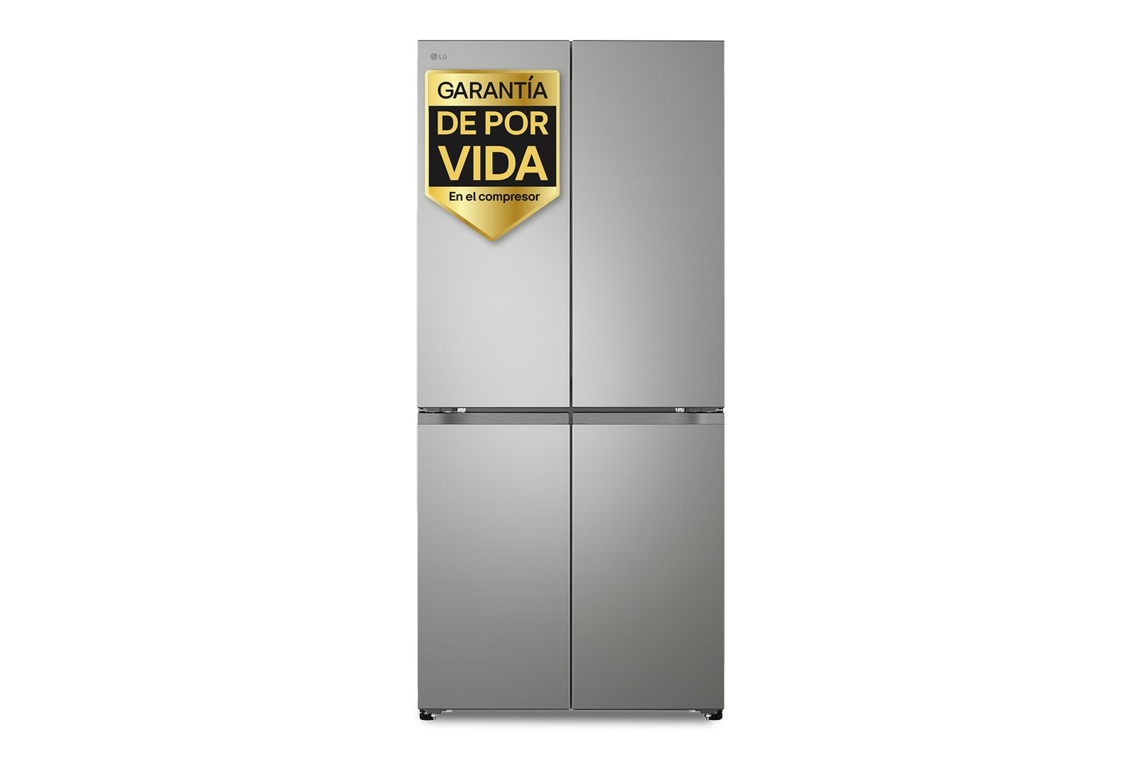 Vista frontal de Frigorífico American Combi | LG GMBS30SEPY, , Clasificación E, 580 L, Inox antihuellas GMBS30SEPY